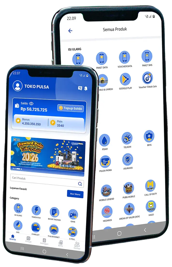 Toko Pulsa App